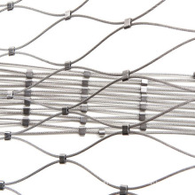 stainless steel wire rope mesh used in zoo fence